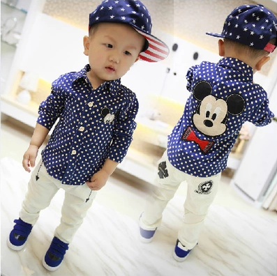 Chemise garçon à manche longue - Ref 2075959