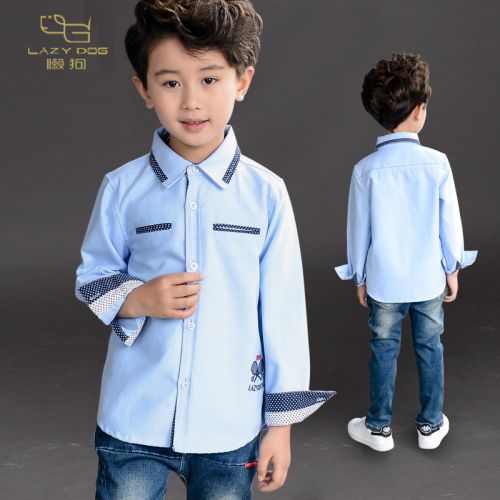 Chemise garçon à manche longue - Ref 2076025