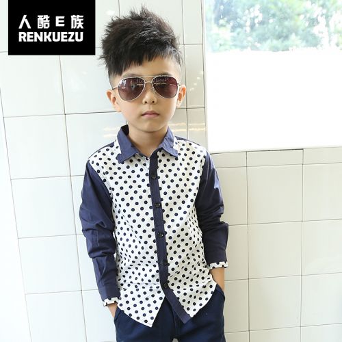 Chemise garçon à manche longue - Ref 2076030