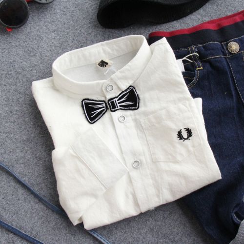 Chemise garçon à manche longue - Ref 2076126