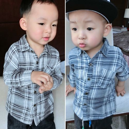 Chemise garçon à manche longue - Ref 2076138