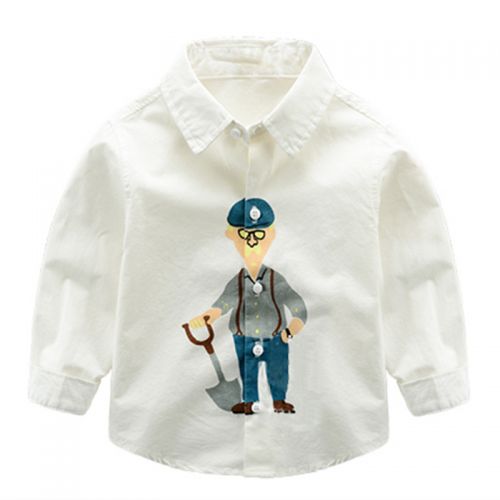 Chemise garçon à manche longue - Ref 2076180