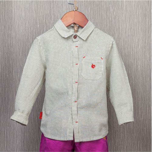 Chemise garçon à manche longue - Ref 2076189