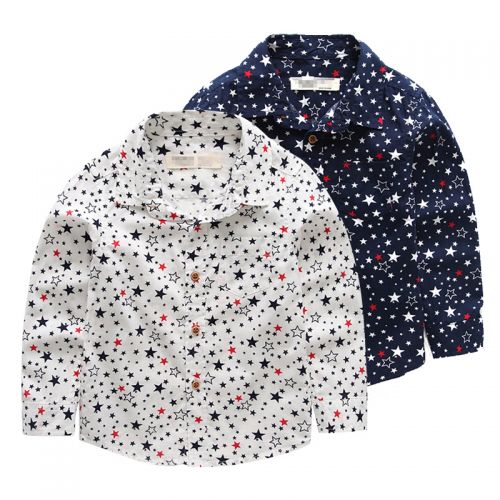 Chemise garçon à manche longue - Ref 2076236