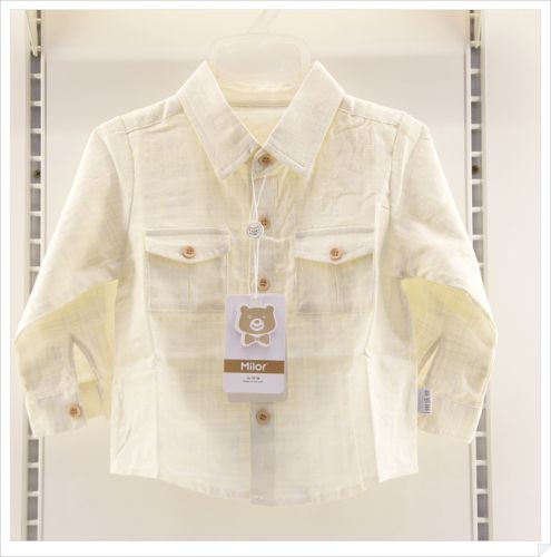 Chemise garçon à manche longue - Ref 2076272