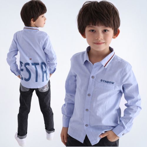 Chemise garçon à manche longue - Ref 2076297