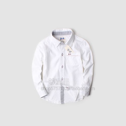 Chemise garçon à manche longue - Ref 2076300