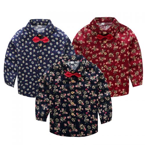 Chemise garçon à manche longue - Ref 2076366