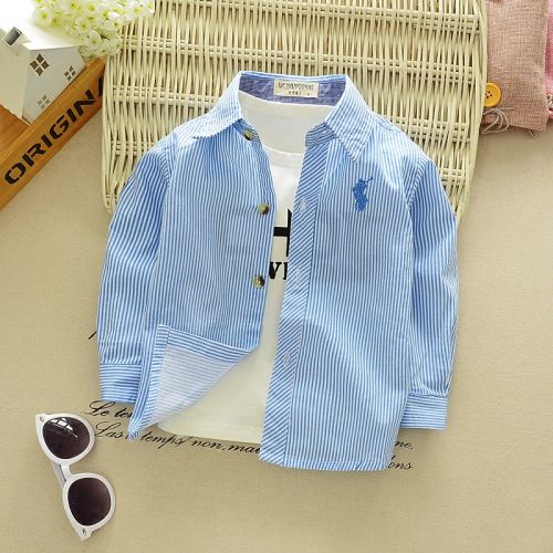 Chemise garçon à manche longue - Ref 2076402