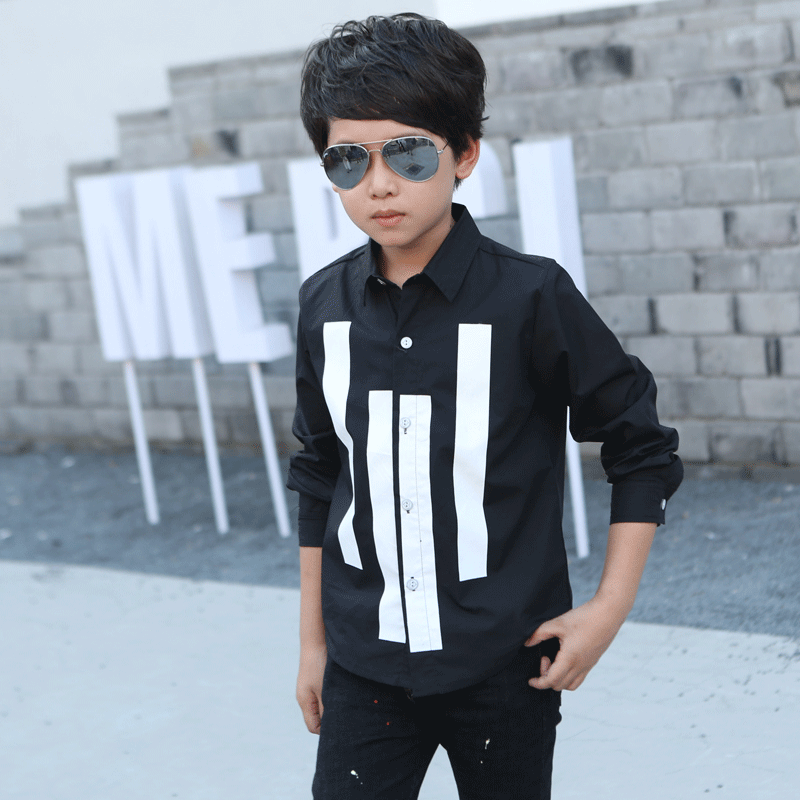 Chemise garçon à manche longue - Ref 2076418