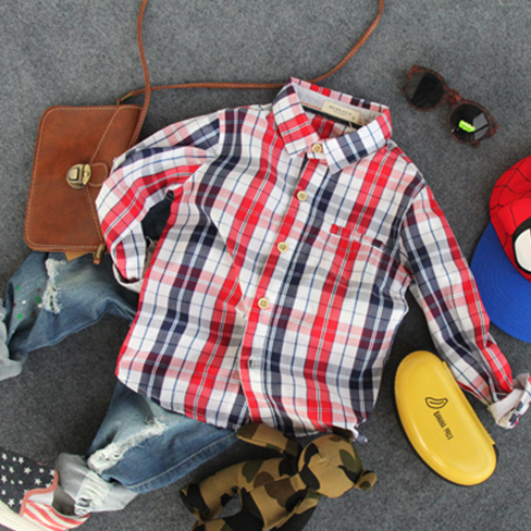 Chemise garçon à manche longue - Ref 2076470