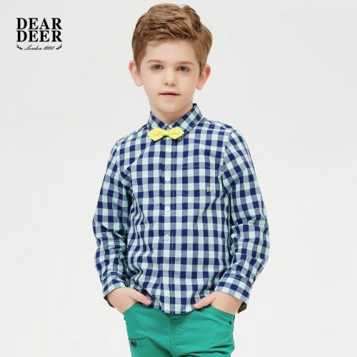 Chemise garçon DEAR DEER à manche longue - Ref 2076528