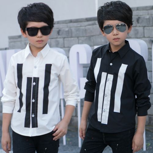 Chemise garçon à manche longue - Ref 2076614