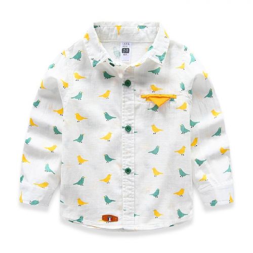 Chemise garçon à manche longue - Ref 2076623