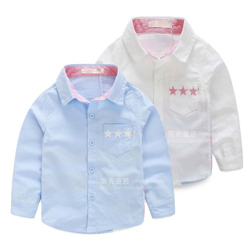 Chemise garçon à manche longue - Ref 2076633