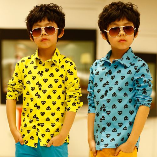 Chemise garçon à manche longue - Ref 2076662