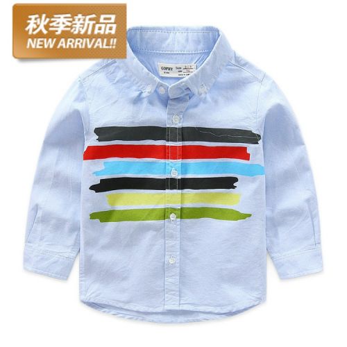 Chemise garçon à manche longue - Ref 2076689