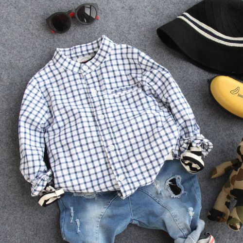 Chemise garçon à manche longue - Ref 2076703