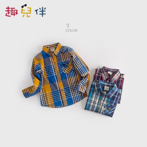 Chemise garçon à manche longue - Ref 2076742