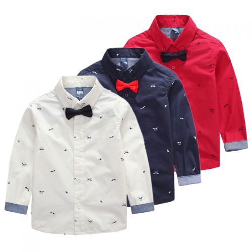 Chemise garçon à manche longue - Ref 2076763