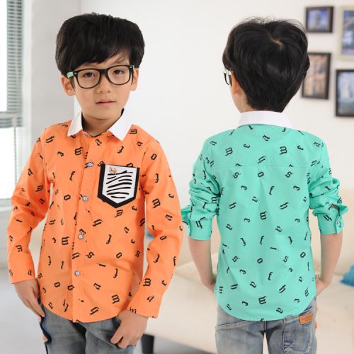 Chemise garçon à manche longue - Ref 2076800