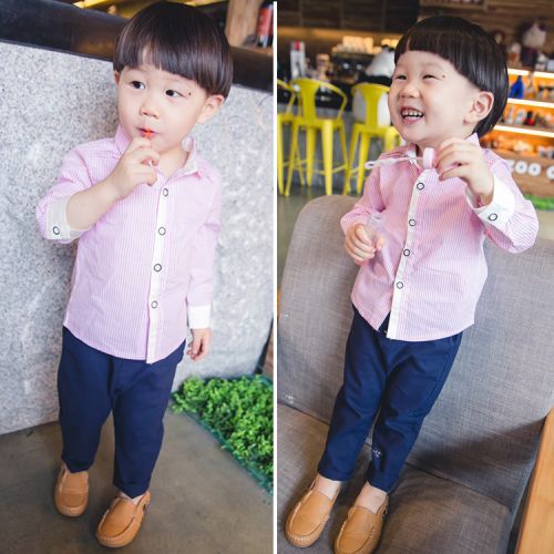 Chemise garçon à manche longue - Ref 2076803