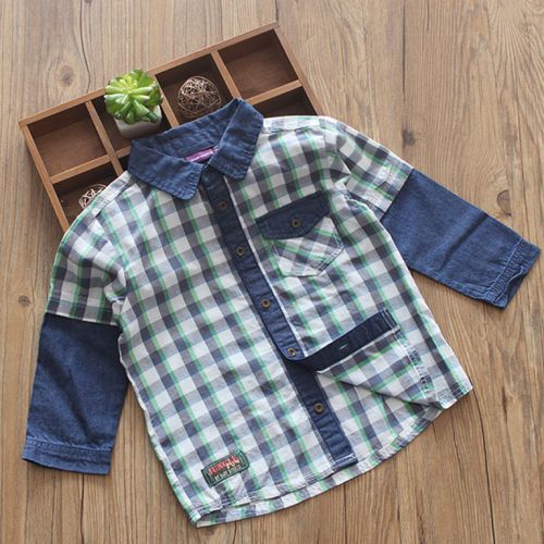 Chemise garçon à manche longue - Ref 2076829