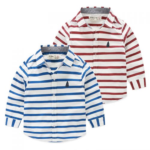 Chemise garçon à manche longue - Ref 2076831