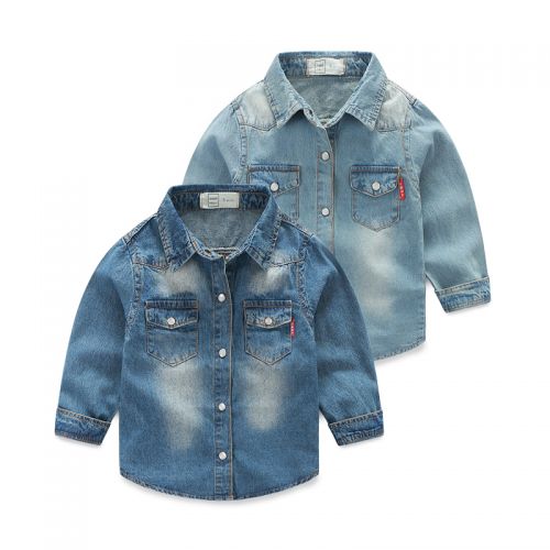 Chemise garçon à manche longue - Ref 2076884