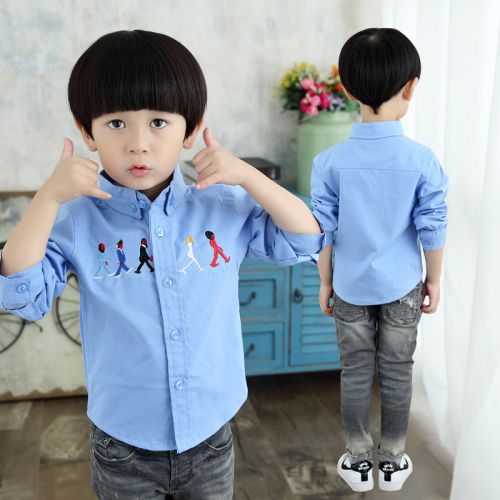 Chemise garçon à manche longue - Ref 2076942