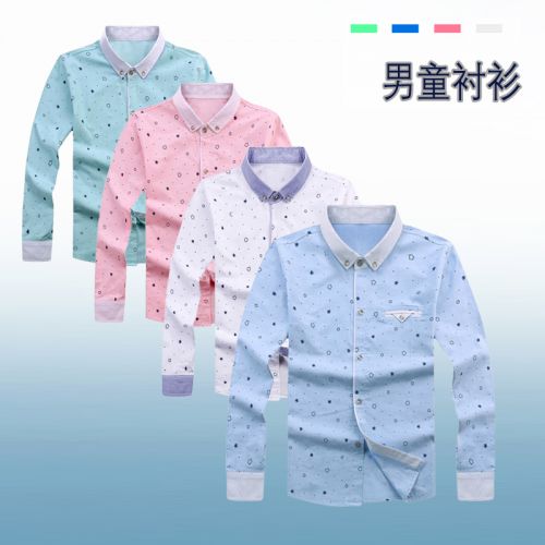 Chemise garçon à manche longue - Ref 2076959