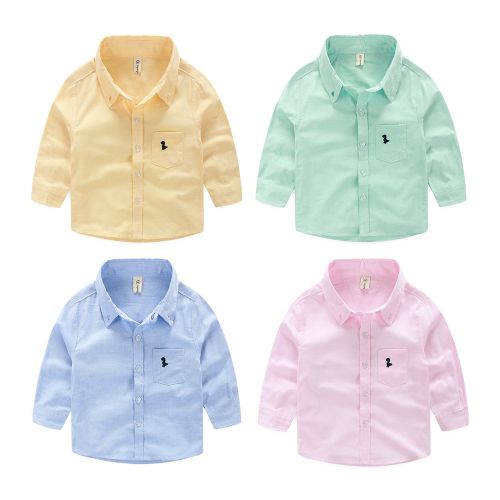 Chemise garçon à manche longue - Ref 2076983