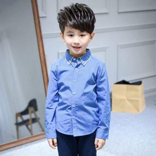 Chemise garçon à manche longue - Ref 2077062