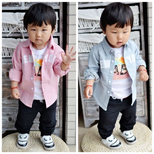 Chemise garçon à manche longue - Ref 2077088