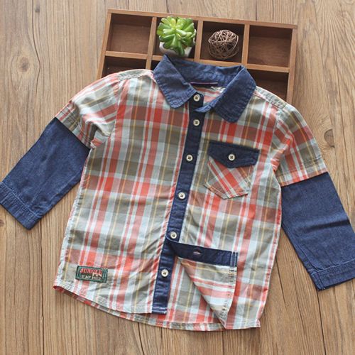 Chemise garçon à manche longue - Ref 2077098