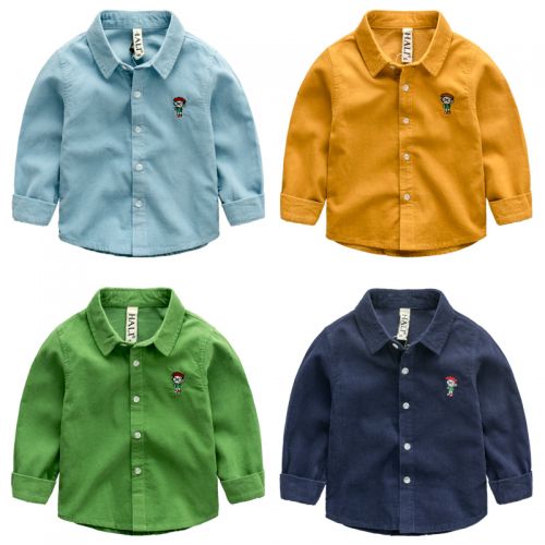 Chemise garçon à manche longue - Ref 2077156