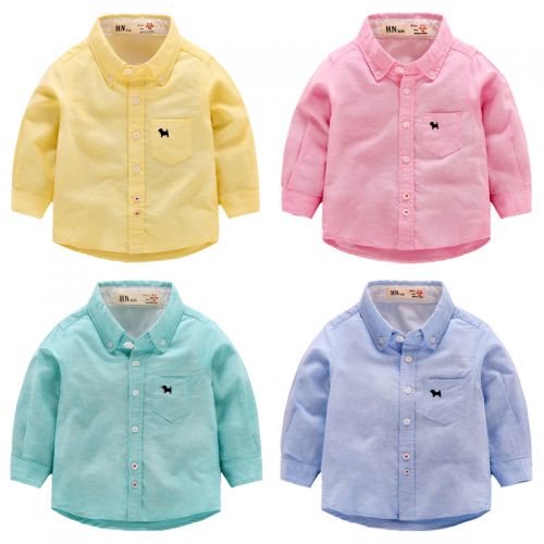 Chemise garçon MR LITTLELITTLE à manche longue - Ref 2077179