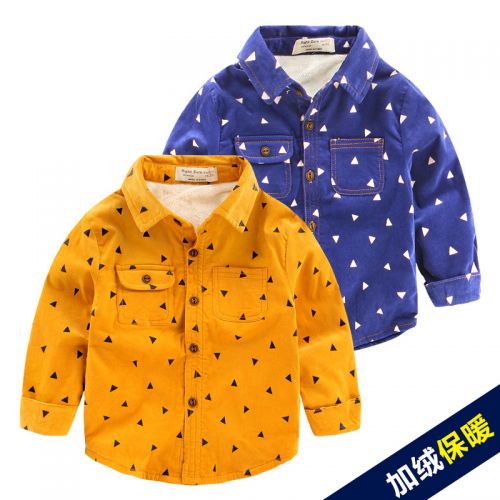 Chemise garçon à manche longue en Toile de coton - Ref 2077204