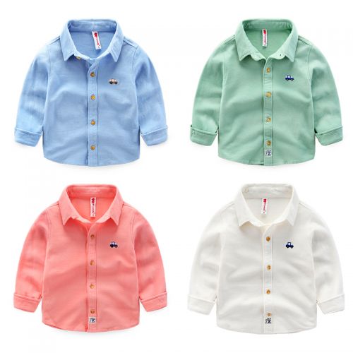 Chemise garçon à manche longue - Ref 2077223