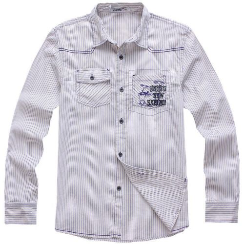 Chemise garçon à manche longue - Ref 2077227