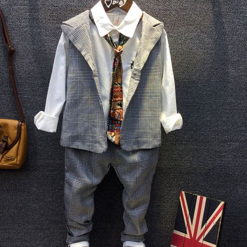 Chemise garçon à manche longue - Ref 2077233