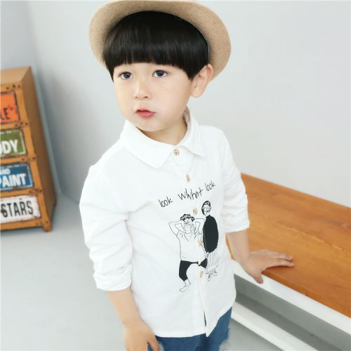 Chemise garçon à manche longue - Ref 2077277