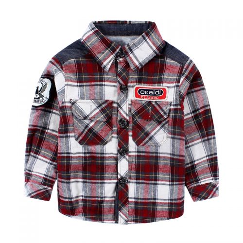 Chemise garçon à manche longue - Ref 2077323