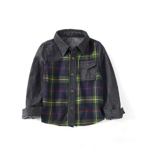 Chemise garçon à manche longue - Ref 2077335