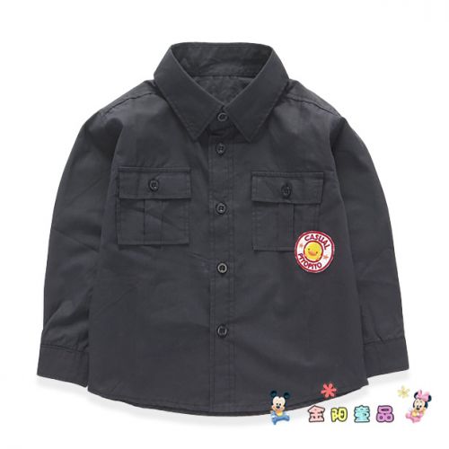 Chemise garçon à manche longue - Ref 2077355