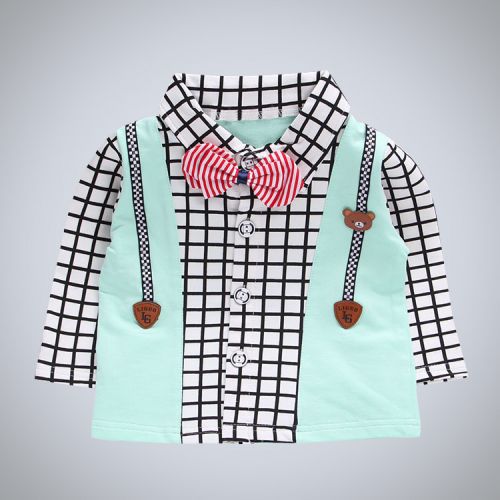 Chemise garçon DDTANG à manche longue en Toile de coton - Ref 2077377