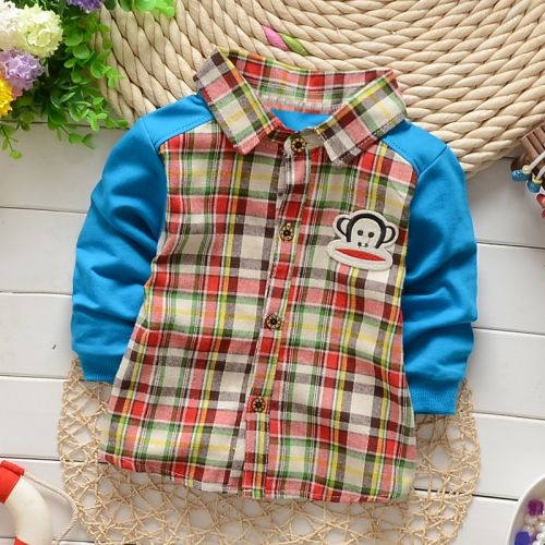 Chemise garçon DDTANG à manche longue en Toile de coton - Ref 2077381