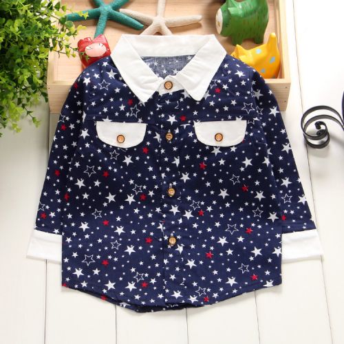 Chemise garçon DDTANG à manche longue en Toile de coton - Ref 2077389