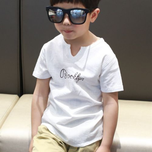 Chemise garçon à manche courte - Ref 2077459