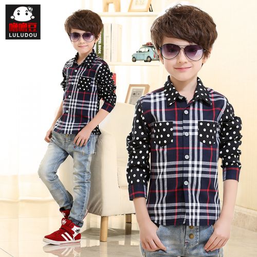 Chemise garçon à manche longue - Ref 2077498